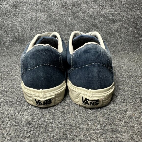 Vintage Vans Made In USA Navy Blue Era Sz 9 1990s 1980s Rare Mens